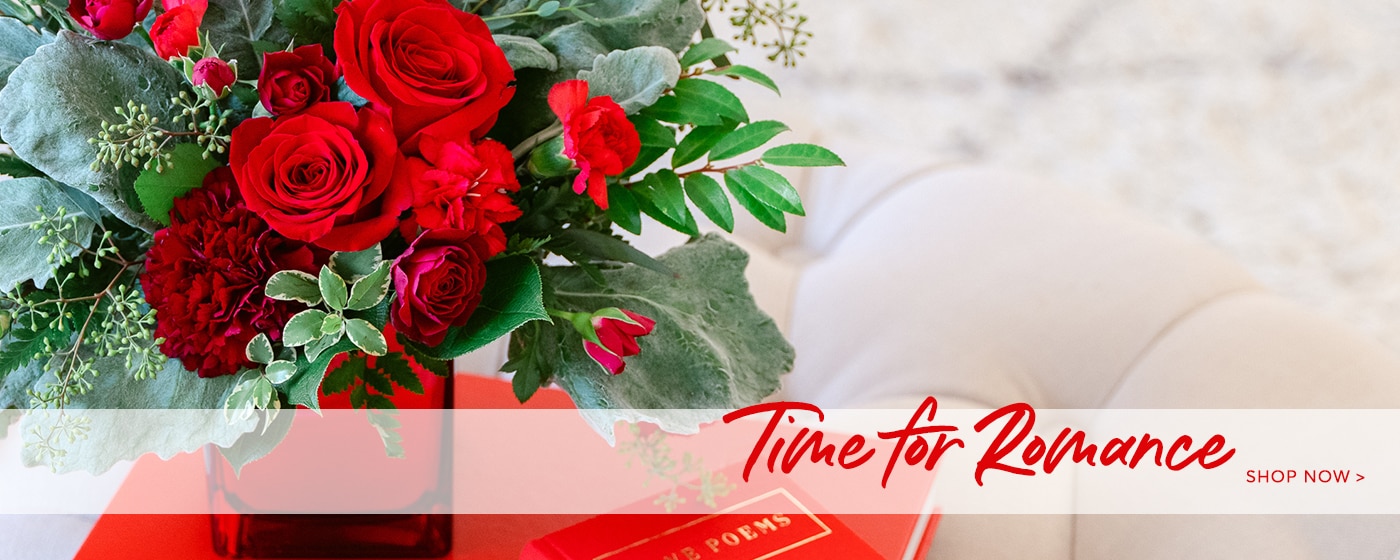 Homepage Immersion Banner for Love and Romance - Send Love & Romance Flowers - Love and Romance Flowers Delivery